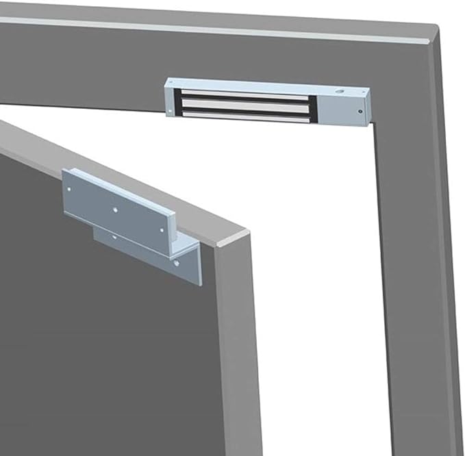 Electric Magnetic Lock with Z and L Bracket 180KG 350LBS Holding Force - Image 8