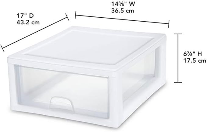 Sterilite 12-Pack 16 Quart Stacking Drawer, Accessories, Craft Supplies - Image 3