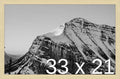 Frame It Easy 33 x 21 Wheat Wood Frame by FrameItEasy