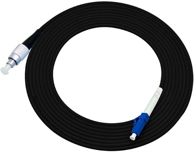 Jeirdus 5M LC to FC Outdoor Armored Simplex 9/125 SM Fiber Optic Cable Jumper - Image 3