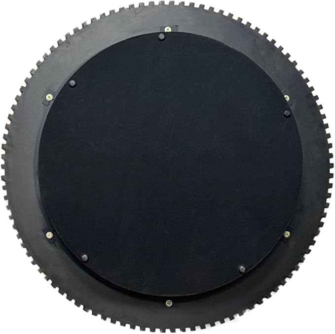 LKTART Round Coffee Table for Living Room, Accent Fluted Drum Coffee Table - Image 6