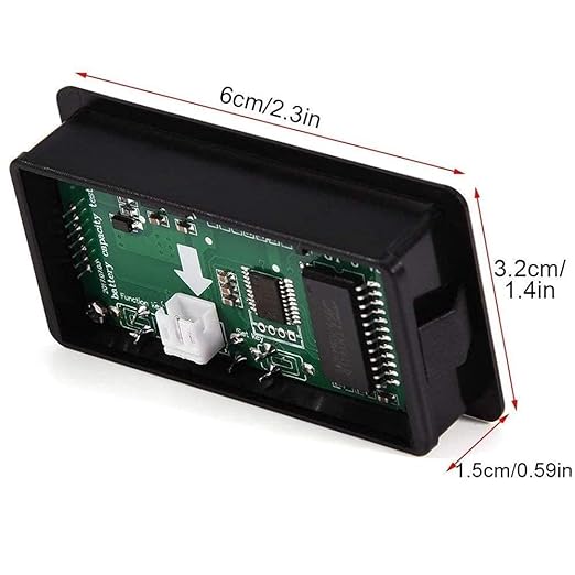 2Pack Golf Cart Battery Capacity Voltage DC 12V 24V 36V 48V 72V Battery Meter - Image 5
