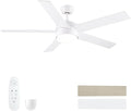 POCHFAN 52 inch White Ceiling Fans by POCHFAN