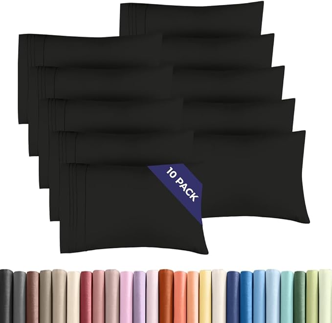 King Pillow Cases Set of 10 by CGKUnlimited