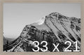 Frame It Easy 33 x 21 Rustic Gray Wood Frame by FrameItEasy