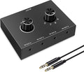 4 Port Audio Switch, 3.5mm Stereo AUX Selector, 4 Input 1 Output / 1 Input 4 by ZUZONG