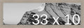 Frame It Easy 33 x 10 Rustic Gray Wood Frame by FrameItEasy