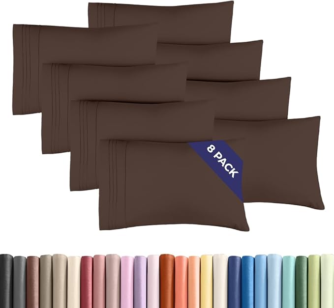 Queen Pillow Cases Set of 8 by CGKUnlimited
