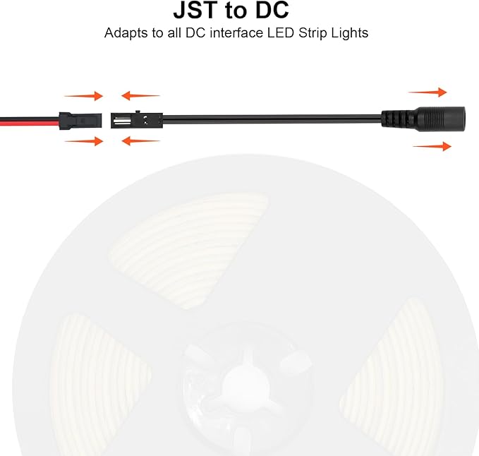 VST 16.4ft COB LED Strip Lights Natural White 4000K, 24V Dimmable LED Tape Light - Image 4