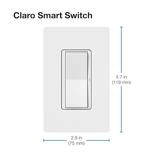 Lutron Claro Smart Light Switch w/ Wall Plate - Image 13