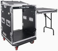 Sound Town Heavy-Duty 1/2" Plywood 14U PA DJ Rack/Road ATA Case by SOUNDTOWN