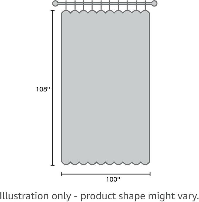 Beauoop 100% Blackout Curtains 108 Inches Long 2 Panels - Image 7