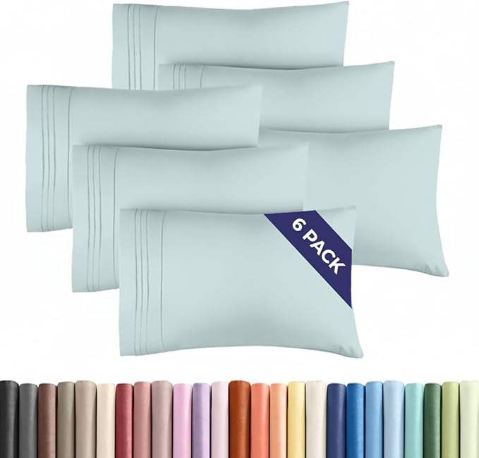 King Pillow Cases Set of 6 by CGKUnlimited