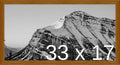 Frame It Easy 33 x 17 Hazel Wood Frame by FrameItEasy
