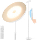 White Floor Lamp, 40W Super Bright Floor Lamps by Mukuxin