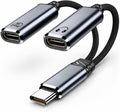 Mizi 2025 Upgraded USB C Splitter Adapter – 100W Fast Charging & Audio Dongle by Mizi