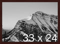 Frame It Easy 33 x 24 Merlot Wood Frame by FrameItEasy