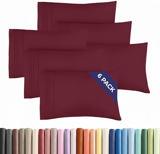 Queen Pillow Cases Set of 6 by CGKUnlimited