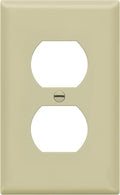 Enerlites 8821-I Duplex Receptacle Outlet Wall Plate, Standard Size 1-Gang by Enerlites