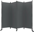 Room Divider, 4 Panel Upgraded Folding Privacy Screen, 88” Highly Secretive by PHONJOROO