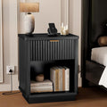 LYNCOHOME Fluted Nightstand by LYNCOHOME