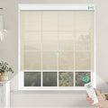 Kilonity Motorized Roller Shades, Light Filtering Remote Control Custom Window by Unknown
