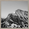 Frame It Easy 33 x 32 Rustic Gray Wood Frame by FrameItEasy