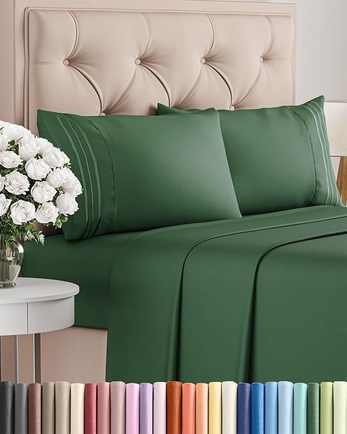 Cal King Size 4 Piece Sheet Set by CGKUnlimited