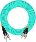 Jeirdus 5Meters 16ft FC to ST Duplex 50/125 10G OM3 Multi-Mode Fiber Optic by Jeirdus