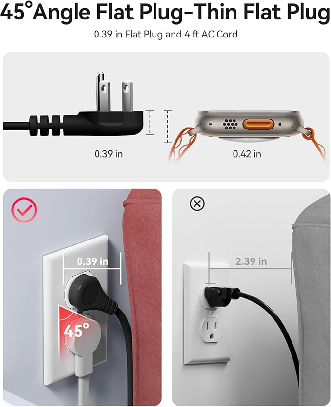 ORICO 65W USB Travel Power Strip, 7 in 1 Charging Station - Image 5