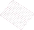 PATIKIL 31.5"x12" Wire Grid Panel, 2 Pack Board Photo Pictures Memo Display by PATIKIL