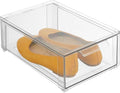 mDesign Plastic Closet Organizer Bin w/Pull Out Drawer by mDesign