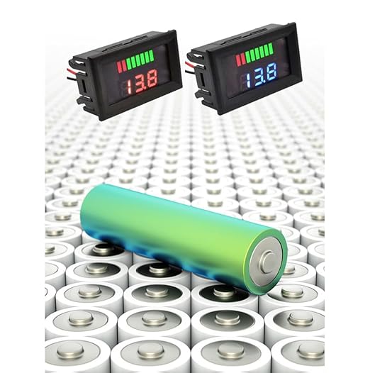 Battery Charge Level Indicator Car Battery Capacity Meter Tester Checker - Image 2