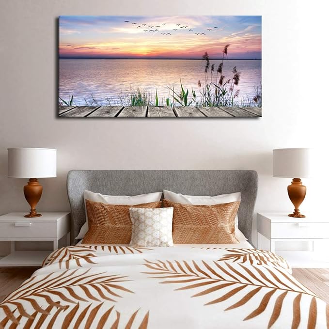 Yearainn Sunset Lake Wall Art - Image 7