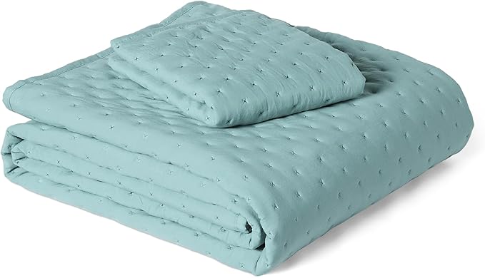 Amazon Basics Brushed Microfiber Quilt Set, Extra Soft by AmazonBasics