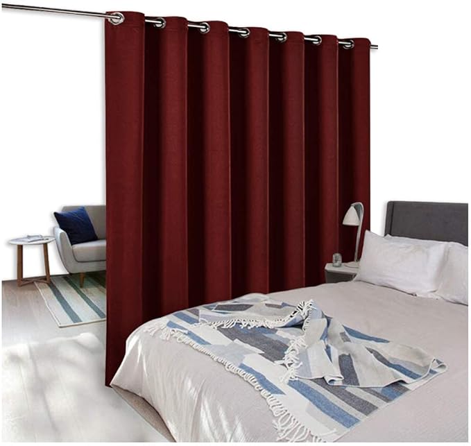 NICETOWN Room Space Divider Curtain, Slider Curtains Blackout Panel, Extra Wide - Image 8