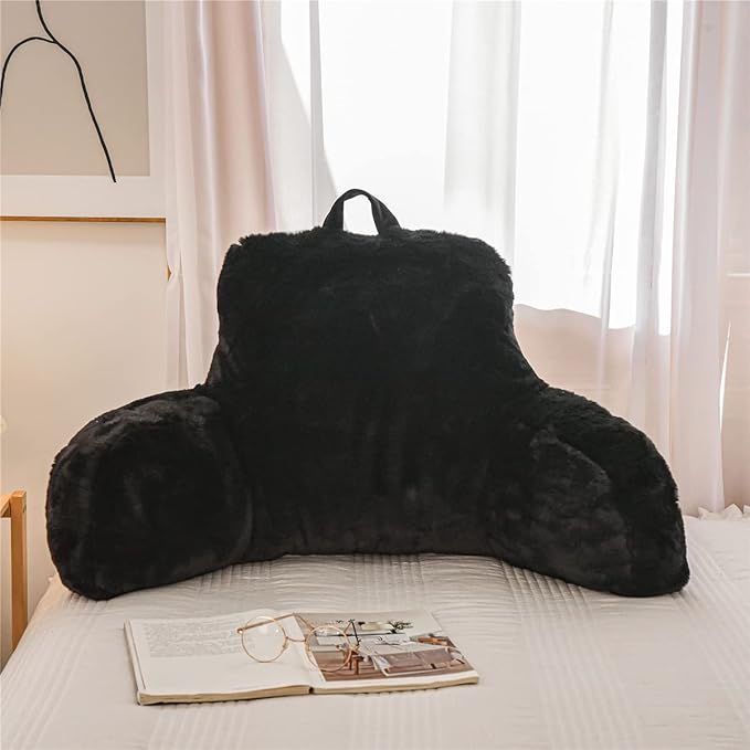 Holawakaka Reading Pillow for Sitting up in Bed Sofa Kids Teens, Backrest Pillow - Image 2