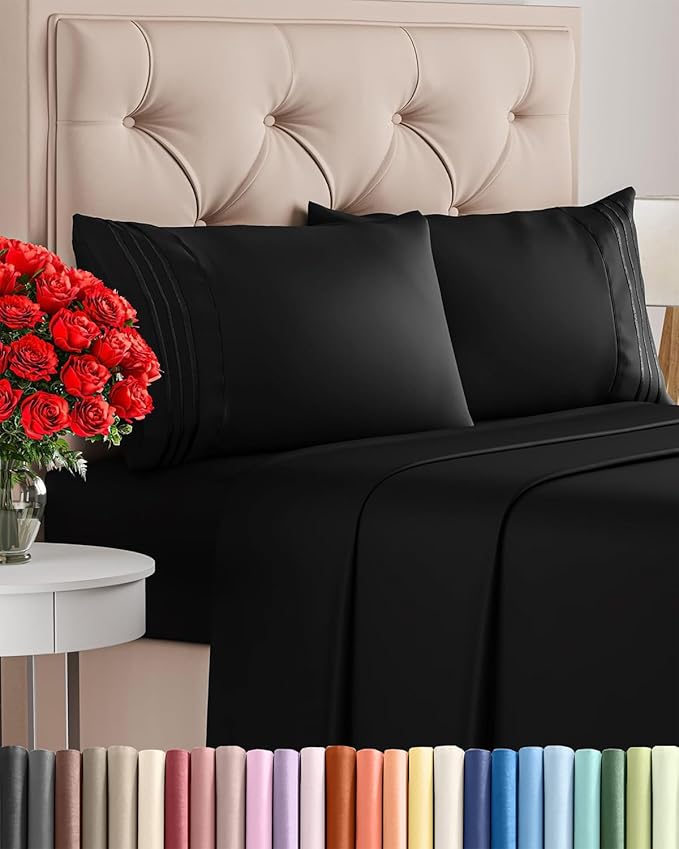 King Size 4 Piece Sheet Set by CGKUnlimited