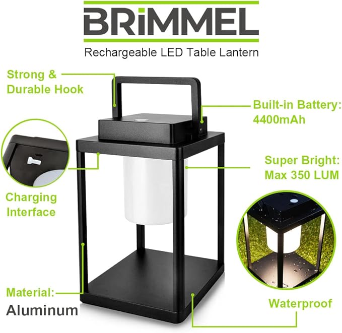 Aluminum Outdoor Table Lamp - Image 3