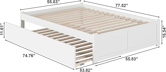 AFI Concord Full Size Platform Bed - Image 2