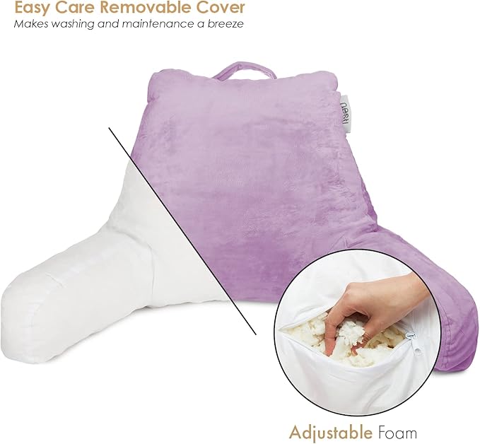 Nestl Reading Pillow with Shredded Memory Foam, Designed - Image 4