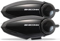 BIKECOMM BK-S2 Motorcycle Bluetooth Headset Intercom – 1200M Range Wireless by BIKECOMM
