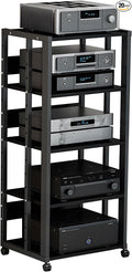 jvsufuik 5-Tier AV Media Stand by jvsufuik