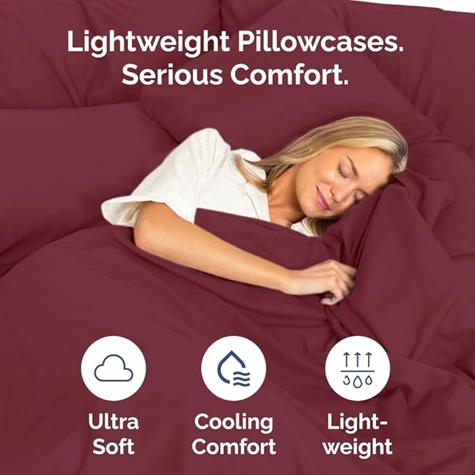 Queen Pillow Cases Set of 6 - Image 3