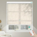 Kilonity Motorized Roller Shades, Light Filtering Remote Control Custom Window by Unknown
