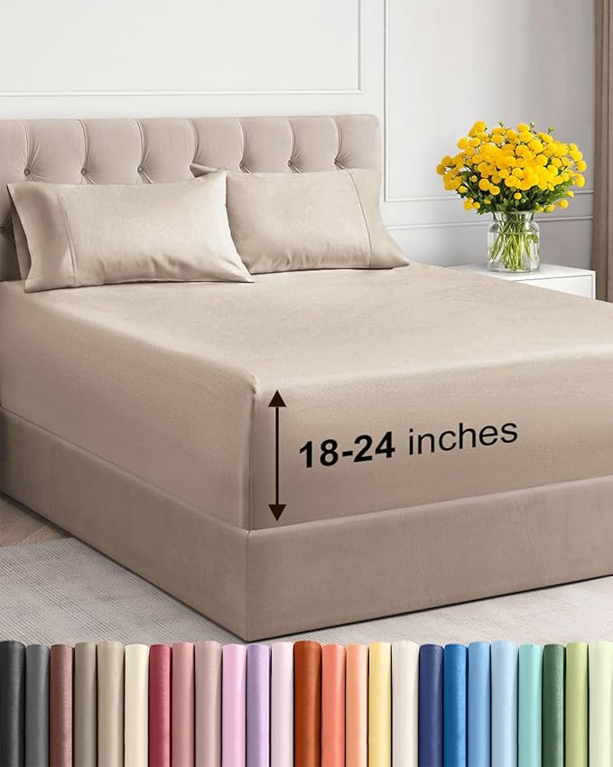 Extra Deep Twin Sheet Set by CGKUnlimited