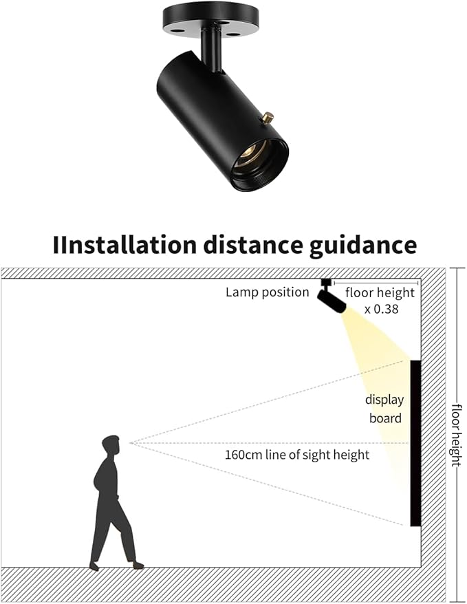 LED Ceiling Spot Light, 3W Cob Zoomable Spotlight, Small Angle Free Adjustable - Image 6