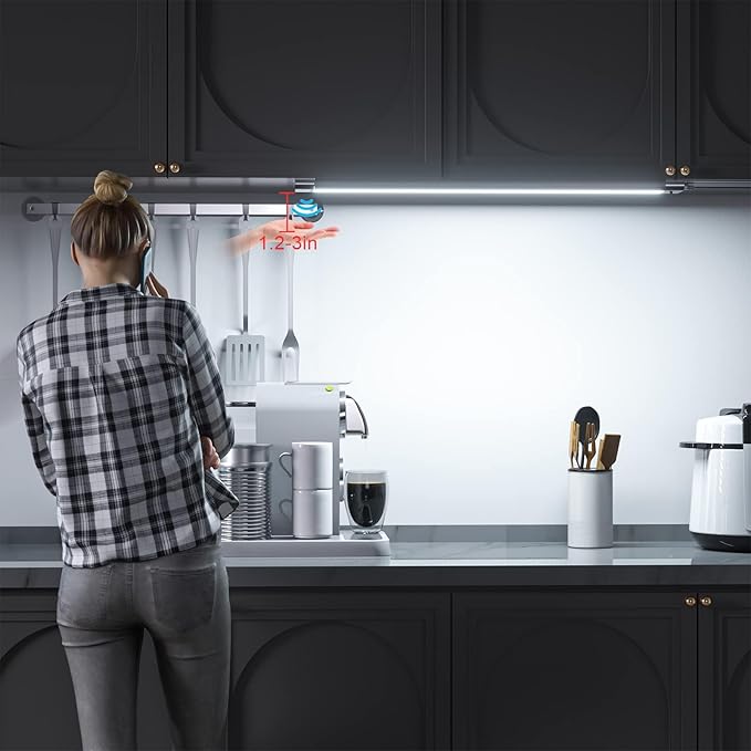 WOBANE Under Cabinet Lighting, Dimmable Counter Lights - Image 3