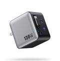 130W USB C Wall Charger, GaN III 3-Port Fast Charging Station, PD QC Foldable by Pxwaxpy