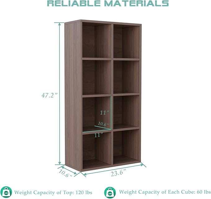 OSCHF 8-Cube Storage Shelf Bookcase - Image 2